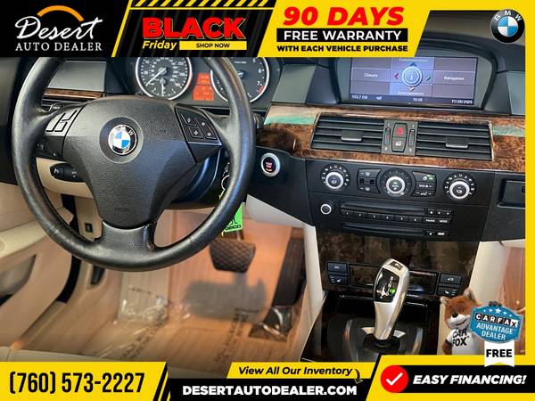 2008 BMW 528xi AWD 1 OWNER 88,000 MILES Sedan is clean inside and... for sale in Palm Desert , CA – photo 12