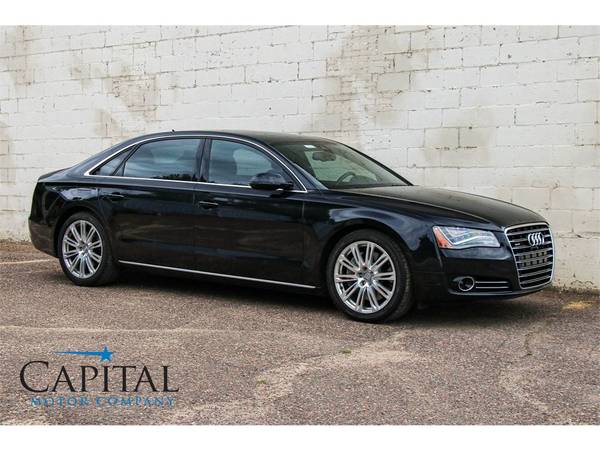 2013 A8 L Quattro 4.0T V8 w/Night Vision, Tons of Technology! 20" Rims for sale in Eau Claire, MN – photo 13
