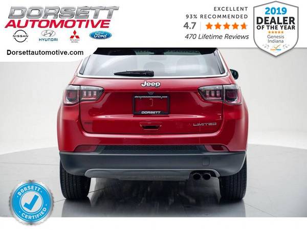 2019 Jeep Compass hatchback Redline Pearlcoat - cars & trucks - by... for sale in Terre Haute, IN – photo 8