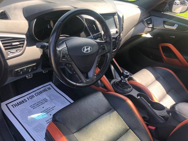 2016 Hyundai Veloster 3dr Cpe Man Turbo w/Orange Accent - cars & for sale in Pinckneyville, IN – photo 16
