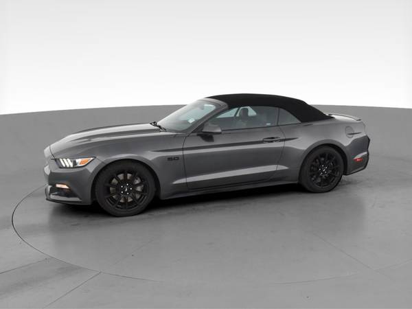 2016 Ford Mustang GT Premium Convertible 2D Convertible Gray -... for sale in Worcester, MA – photo 4