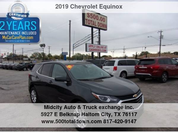 2019 Chevrolet Equinox FWD 4dr LT w/1LT only 500totaldown.com... for sale in Haltom City, TX – photo 8