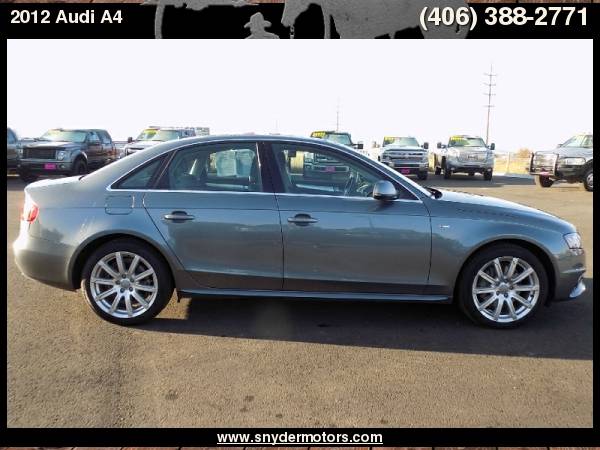 2012 Audi A4 Premium Plus, ONLY 50K MILES!, AWD, TURBO! for sale in Belgrade, MT – photo 4