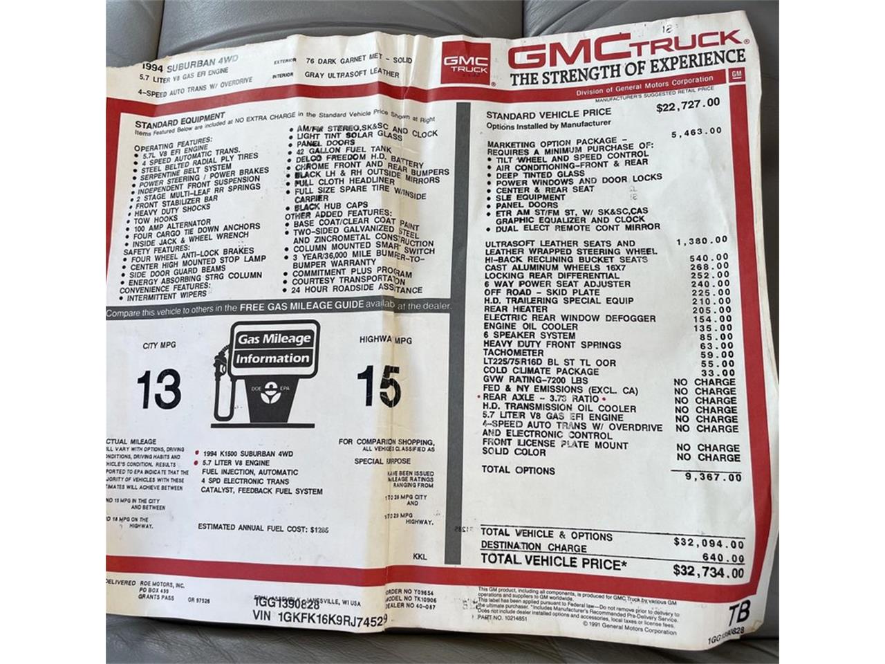 1994 GMC Suburban for sale in Kentwood, MI – photo 60