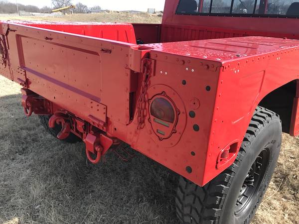 Military Humvee Truck 4X4 Pickup - RED | On-Road Title | Am General for sale in Tulsa, TX – photo 14