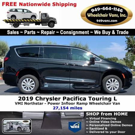 2019 Chrysler Pacifica Touring L Wheelchair Van VMI Northstar - Pow... for sale in LAGUNA HILLS, OR – photo 5