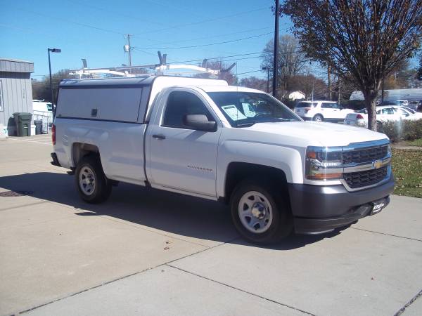 --- 2016 CHEVROLET SILVERADO --- Commercial Cap / Ladder Rack / 79k... for sale in Raleigh, NC – photo 2