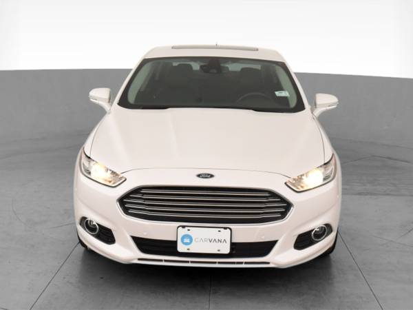 2013 Ford Fusion Titanium Sedan 4D sedan White - FINANCE ONLINE -... for sale in Visalia, CA – photo 17