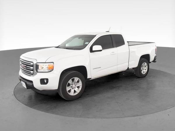 2018 GMC Canyon Extended Cab SLE Pickup 2D 6 ft pickup White -... for sale in Columbus, GA – photo 3