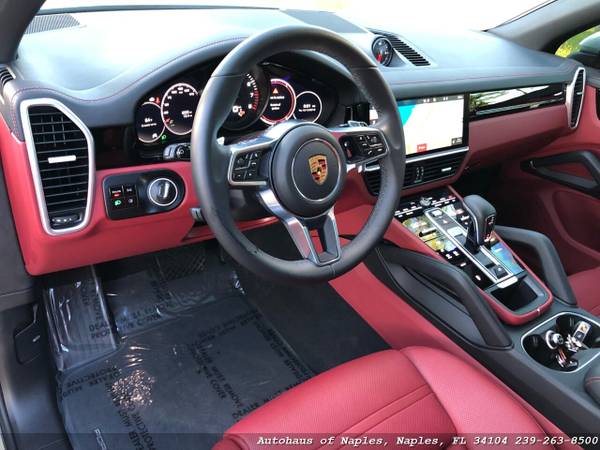 2019 Porsche Cayenne $85,460 Sticker! Bordeaux Red leather! 21" Spyder for sale in Naples, FL – photo 12