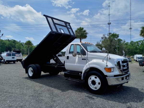 2007 Ford F-650 Flatbed Dump Powered By Caterpillar Delivery for sale in Other, TN – photo 2