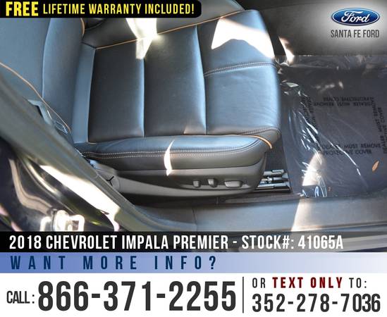 18 Chevrolet Impala Premier Onstar, Remote Start, Camera for sale in Alachua, FL – photo 21