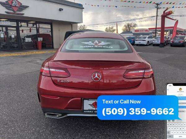 2018 Mercedes-Benz E-Class E400 Coupe TEXT or CALL! - cars & trucks... for sale in Kennewick, WA – photo 5