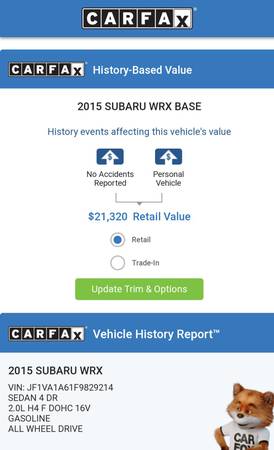 2015 Subaru WRX - cars & trucks - by owner - vehicle automotive sale for sale in Makawao, HI – photo 14