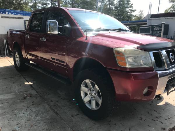 2006 Nissan Titan LE 4x4 Crew Cab. 174k miles. Loaded for sale in Blythewood, SC – photo 5