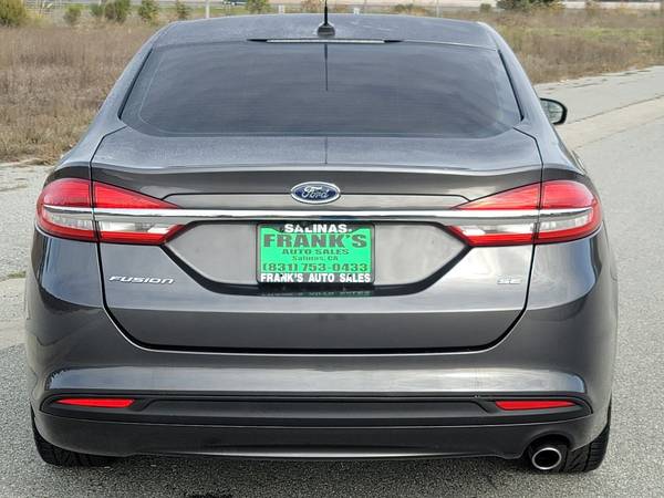 2018 Ford Fusion SE sedan GRAY - - by dealer - vehicle for sale in Salinas, CA – photo 5