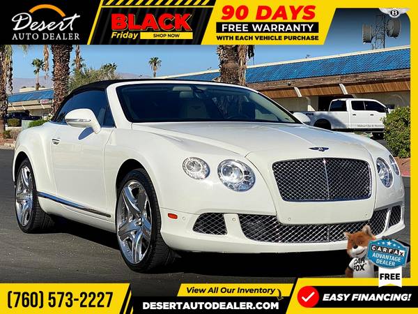 2014 Bentley Continental GT Convertible BEAUTIFUL inside and out! -... for sale in Palm Desert , CA – photo 8
