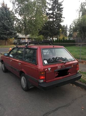 92 Subaru Loyale mechanic special - cars & trucks - by owner -... for sale in Portland, OR – photo 3
