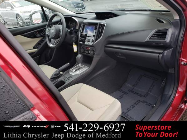 2019 Subaru Impreza 2.0i Premium 4-door CVT - cars & trucks - by... for sale in Medford, OR – photo 9