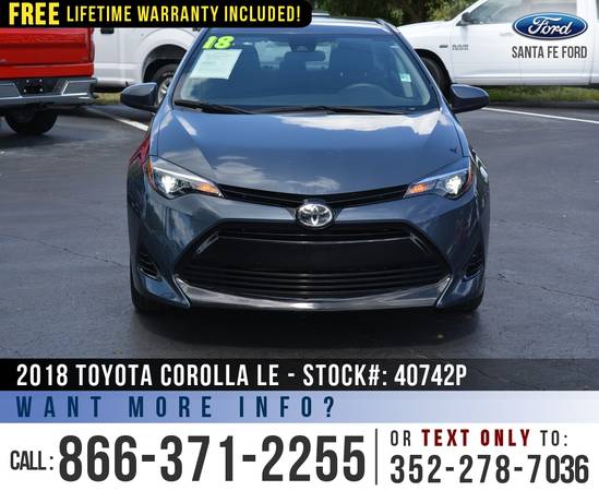 2018 Toyota Corolla LE *** Bluetooth, Cruise Control, Camera *** -... for sale in Alachua, AL – photo 2