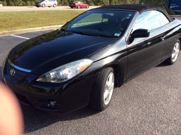 2008 Toyota Solara SLE Convertible Black Great condition - cars &... for sale in Myrtle Beach, SC – photo 9
