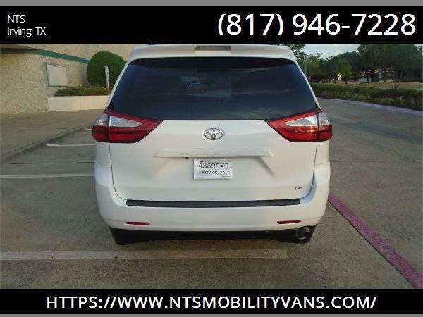 2017 TOYOTA SIENNA MOBILITY HANDICAPPED WHEELCHAIR RAMP VAN for sale in Irving, MS – photo 8
