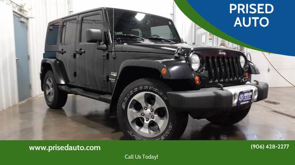 2009 JEEP WRANGLER UNLIMITED SAHARA 4X4 SUV, SHARP - SEE PICS - cars... for sale in GLADSTONE, WI