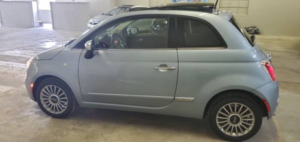 2013 Fiat 500, Leather, 5 Speed Manual Transmission, Sunroof - cars... for sale in Olathe, MO – photo 2