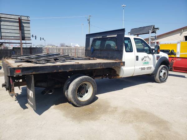Ford F450 2008 Diesel 4x4 Stake body w/Plow - - by for sale in Montgomery, IL – photo 8