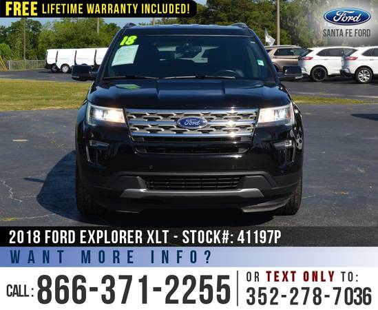 2018 Ford Explorer XLT Leather Seats - Bluetooth for sale in Alachua, FL – photo 2