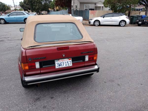 1986 Volkswagen Cabriolet Wolfsburg Edition - - by for sale in National City, CA – photo 4