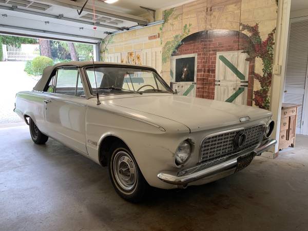 1963 Plymouth Valiant Convertible - cars & trucks - by owner -... for sale in Carmel, CA – photo 2