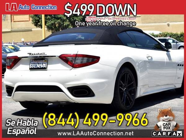 2018 Maserati *GranTurismo* *Convertible* *Sport* $1,641 /mo for sale in Van Nuys, CA – photo 6