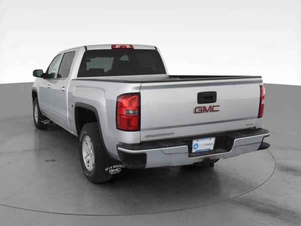 2015 GMC Sierra 1500 Crew Cab SLE Pickup 4D 6 1/2 ft pickup Silver -... for sale in Akron, OH – photo 8