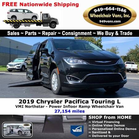 2019 Chrysler Pacifica Touring L Wheelchair Van VMI Northstar - Pow... for sale in LAGUNA HILLS, OR – photo 2