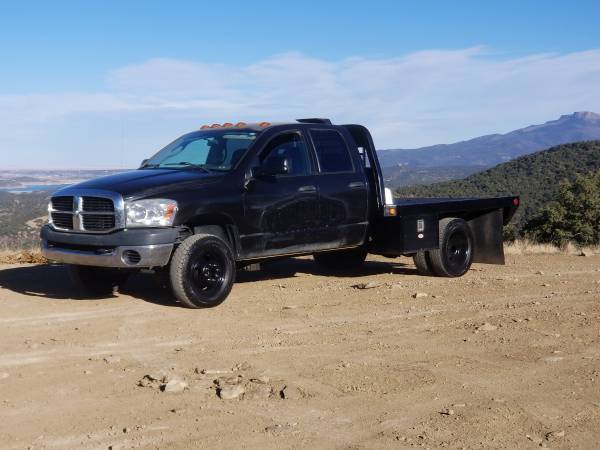 Dodge ram 3500 Cummins and Turbo diesel 2009 flatbed - cars & trucks... for sale in Trinidad, CO – photo 4