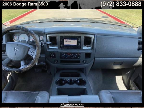 2006 Dodge Ram 3500 4WD Laramie 5.9 Diesel - cars & trucks - by... for sale in Lewisville, TX – photo 14
