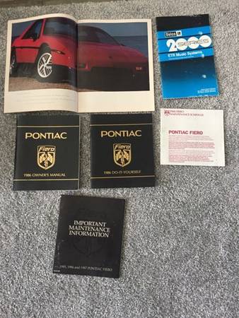 1986 Pontiac Fiero True Survivor 68k original Miles for sale in Montauk, RI – photo 24