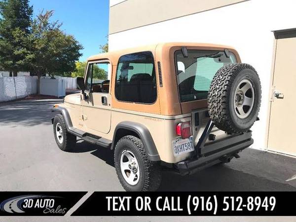 1995 Jeep Wrangler Sahara 2dr 4WD SUV CALL OR TEXT FOR A PRE APPROVED! for sale in Rocklin, CA – photo 9
