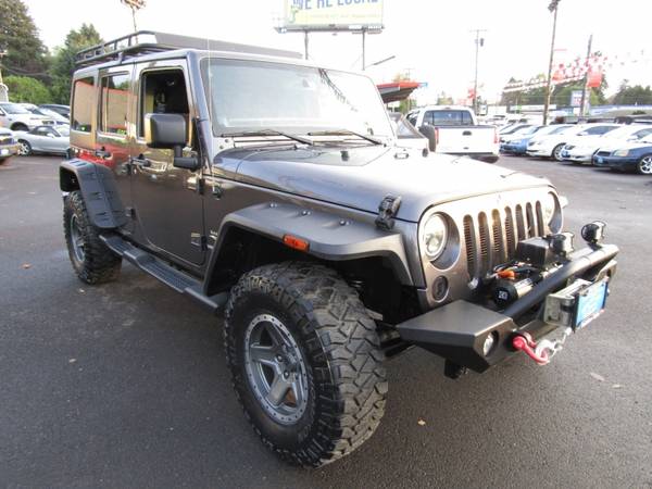 2014 Jeep Wrangler Unlimited 4X4 4dr SAHARA *GRAY* 59K LOTS OF... for sale in Milwaukie, OR – photo 4