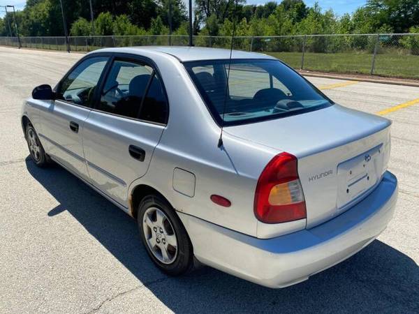 2002 HYUNDAI ACCENT GL GAS SAVER ALLOY GOOD TIRES GOOD BRAKES 395948... for sale in Skokie, IL – photo 3