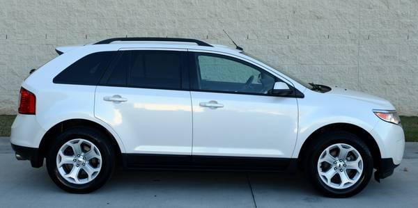 Satin White 2012 Ford Edge SEL - Leather - Backup Cam - cars &... for sale in Raleigh, NC – photo 5