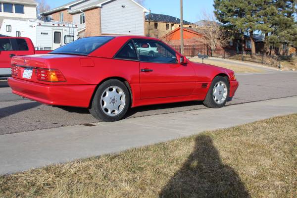 1995 Mercedes 500SL RED with BLACK, Hard and Soft TOP - cars & for sale in Denver , CO – photo 5