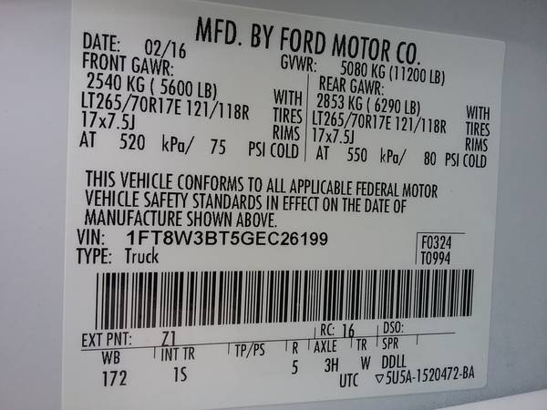 2016 Ford F350 XL, 4x4 Crew Cab Long Bed, Diesel, 138k, Warranty for sale in Merriam, MO – photo 24