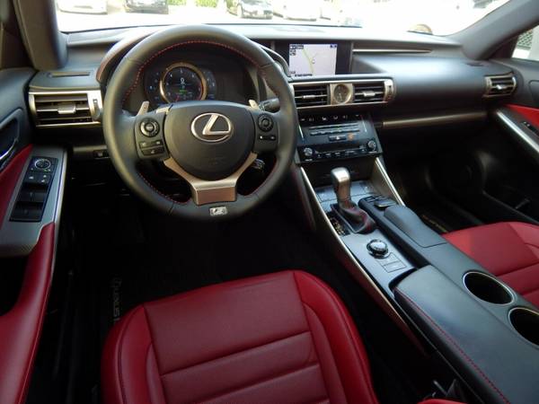 CLEAN CARFAX 1 OWNER 2014 Lexus IS 250 AWD F-Sport RARE WHITE/RED for sale in Auburn, WA – photo 2