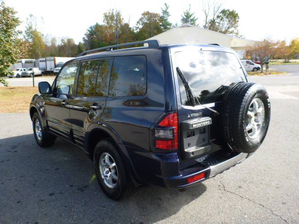 2002 MITSUBISHI MONTERO LIMITED VERY CLEAN 4X4 3RD ROW 7 PASS LEATHER for sale in Milford, MA – photo 3