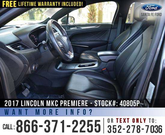 *** 2017 LINCOLN MKC PREMIERE *** Remote Start - Leather Seats... for sale in Alachua, GA – photo 12