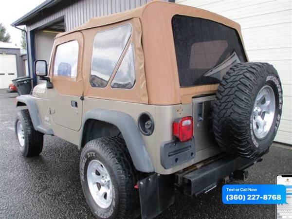 2004 Jeep Wrangler 5 SPEED MANUAL SOFT TOP for sale in Woodland, OR – photo 4