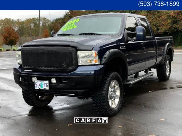 2006 FORD F-250 XLT CREW CAB 4X4 LONG BED DIESEL BULLET PROOFED XLT... for sale in Gladstone, OR – photo 3