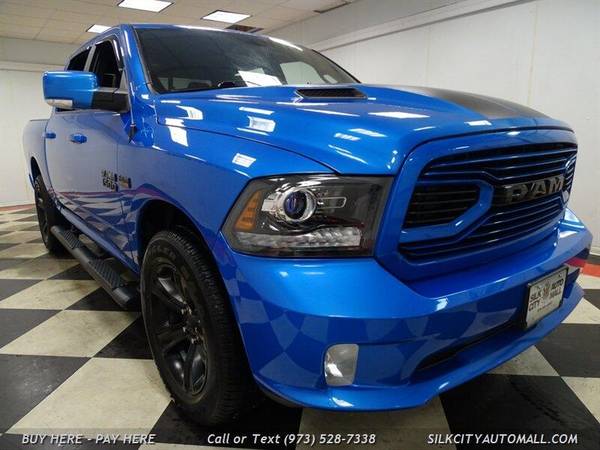 2018 Ram 1500 SPORT 4x4 HYDRO BLUE Crew Cab Navi Cam 1-Owner! 4x4 for sale in Paterson, PA – photo 3